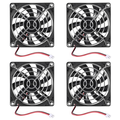 4pack 80mm fan 80x15mm - 4pack, 12v