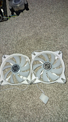 White computer case - 2x, pc