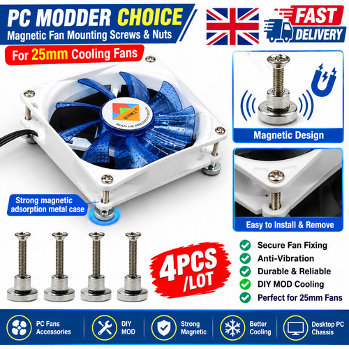 4pcs magnetic case fan - 4pcs,
