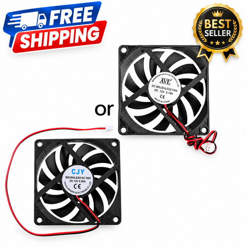 80mm 8010 cooling fan 12v - pc,