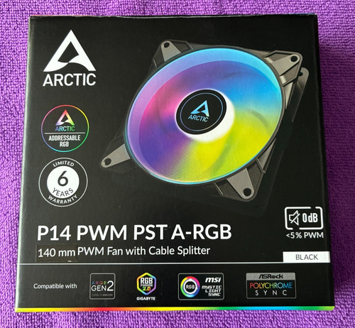 Arctic p14 pwm pst rgb - pwm, 4-pin