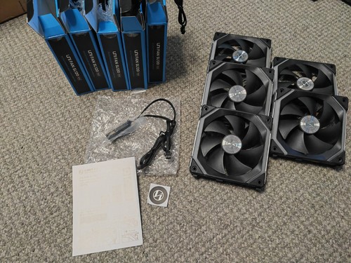 Lian fan uni sl120mm black - li,