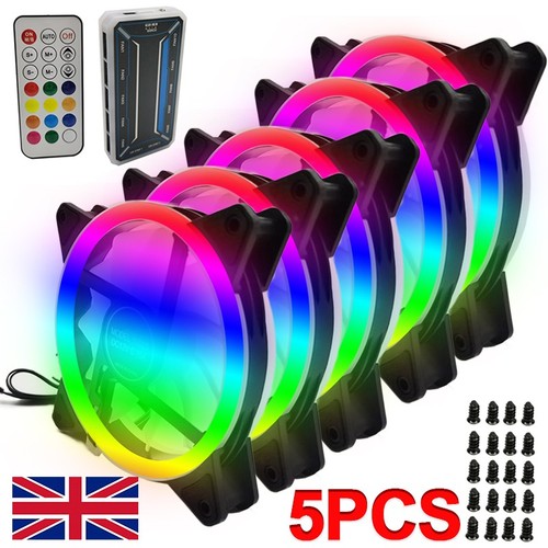 5pcs 120mm rgb case - pc,