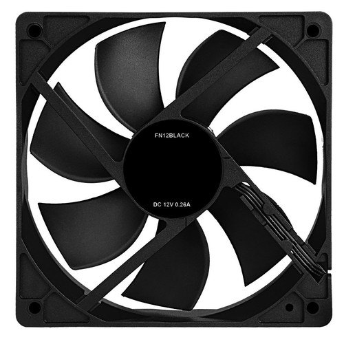 12cm black case cooling fan - 12cm,