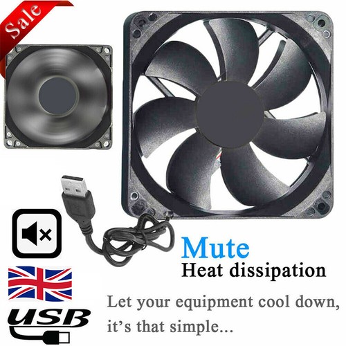 120mm usb cooler black - 120mm,