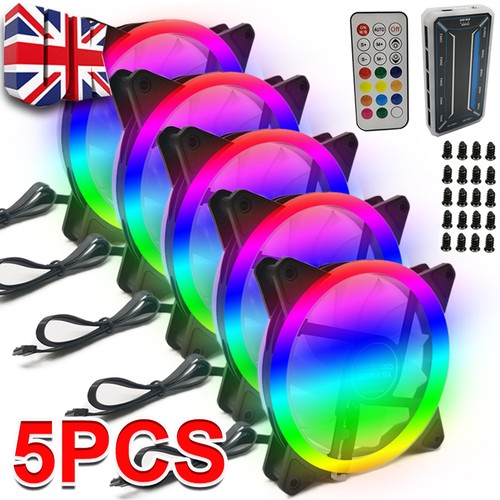 5pcs desktop rgb fans 120mm - desktop,