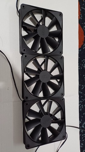Nzxt 120mm black case - 3x,