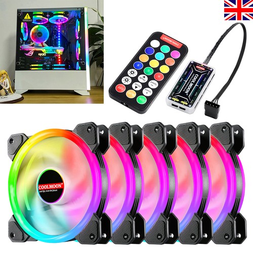 Pack desktop rgb fans pc - 5,