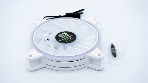 Gpurisers white led case - led, pc