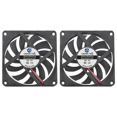 80mm case fan 2pcs - 80mm,